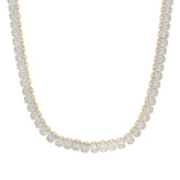 15 1/4CTW-DIA NK EMERALD MENS CHAIN( 22 INCH )